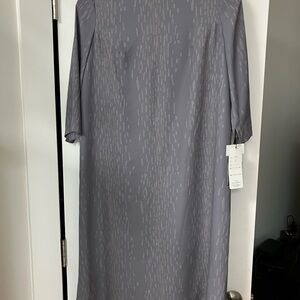 Chic Asymmetrical Gray Dress